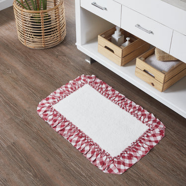 Annie Buffalo Red Check Bathmat 20